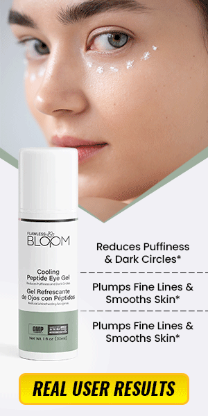 cooling peptide eye gel Side banner