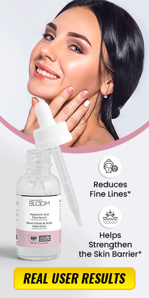 hyaluronic acid face serum Side banner