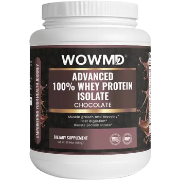 WOWMD® Advanced 100% Whey Protein Isolate (Chocolate)