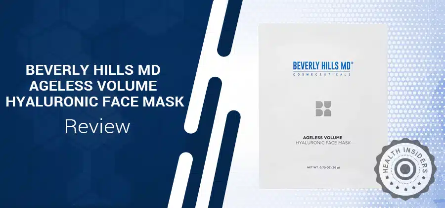 Revue du masque facial hyaluronique Ageless Volume de Beverly Hills MD