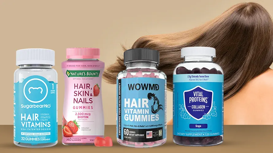 Les 8 meilleurs bonbons vitaminés pour cheveux (2025) | Pour des cheveux plus forts, plus épais et plus brillants