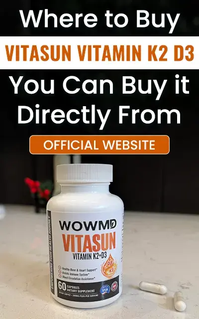 Buy WOWMD VitaSun Vitamin K2 D3