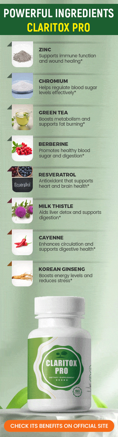 Ingredientes Claritox Pro