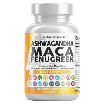 Clean Nutraceuticals Ashwagandha Maca-Wurzel Bockshornklee