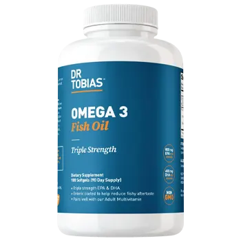 Aceite de pescado Omega-3 del Dr. Tobias