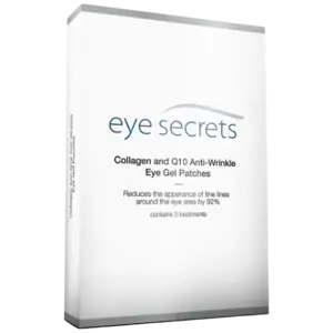 Parches de gel de colágeno y Q10 Eye Secrets