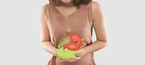 Gallbladder treatment illustration showing medical care for gallbladder problems