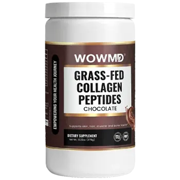 WOWMD Grass-Fed Collagen Peptides Powder (Chocolate)
