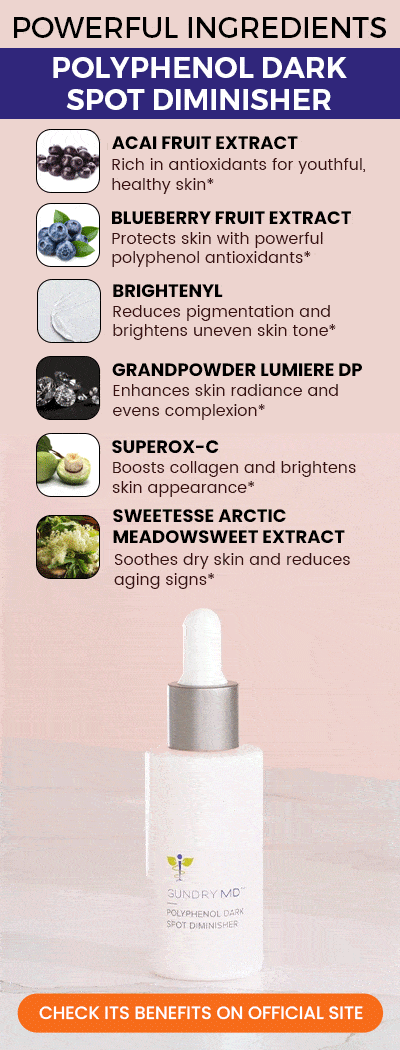 Gundry MD Polyphenol Dark Spot Diminisher Ingredients