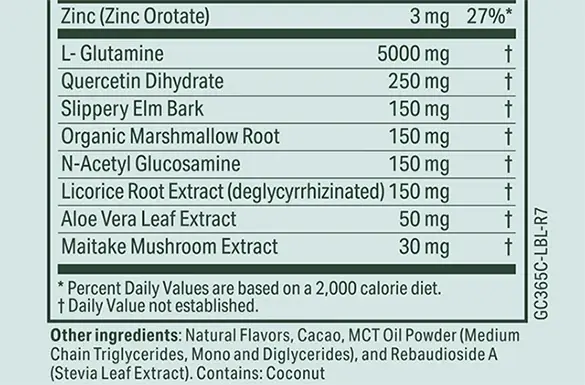 GutConnect 365 Supplement Facts