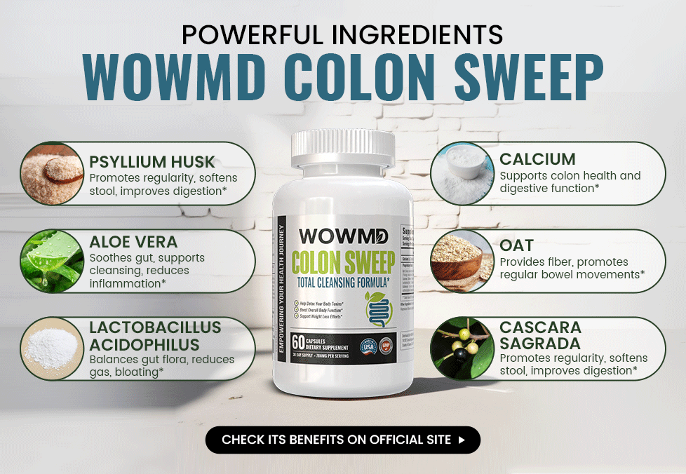 Ingredientes WOWMD Colon Sweep