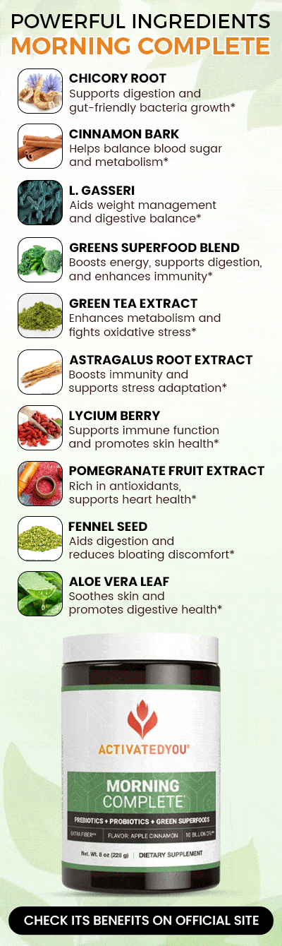 Morning Complete Ingredients