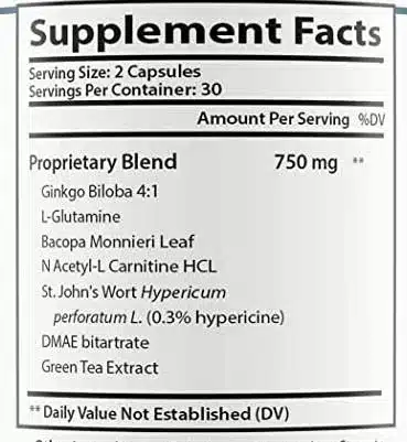 Datos de los suplementos de Neuro 24