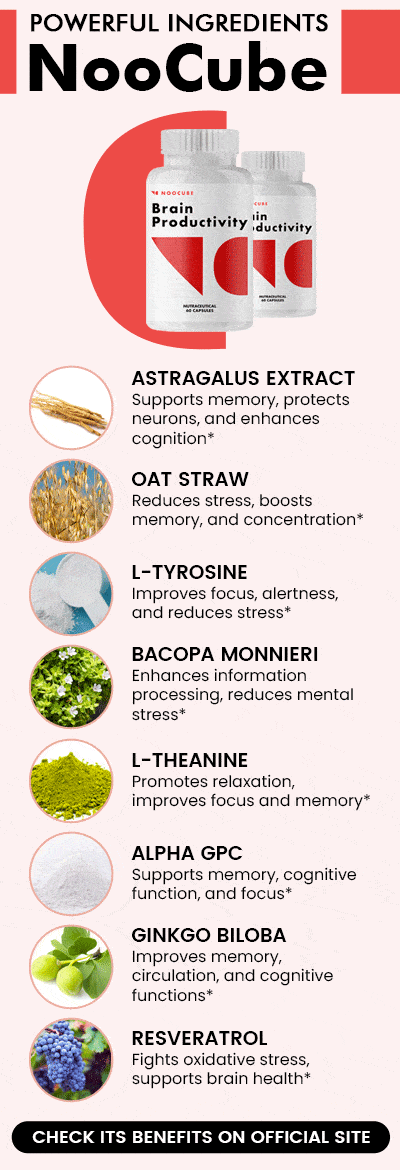 Ingredientes noocubos