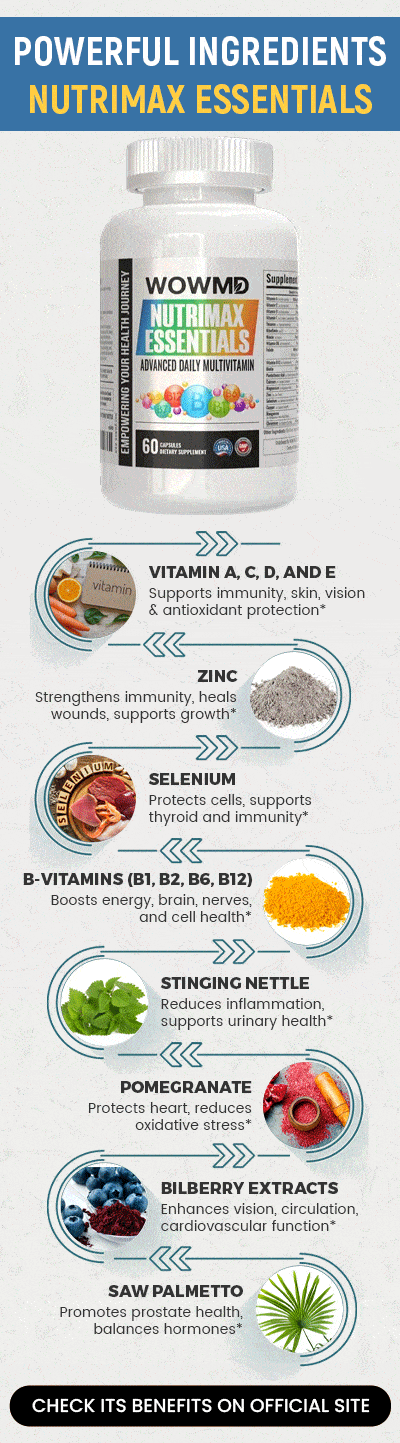 Ingredientes de Nutrimax Essentials