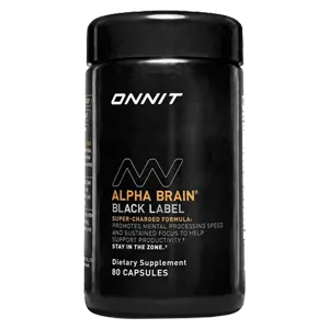 Onnit Alpha Cerebro Etiqueta Negra