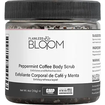 Flawless Bloom Peppermint Coffee Body Scrub
