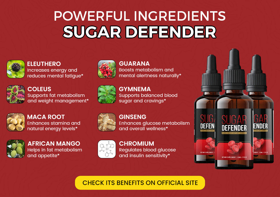 Powerful Ingredients Sugar Defender