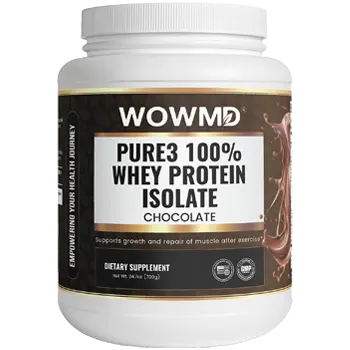 WOWMD® Pure3 100% Whey Protein Isolate (Chocolate)