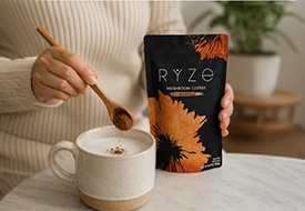 ryze mushroom coffee tester 2