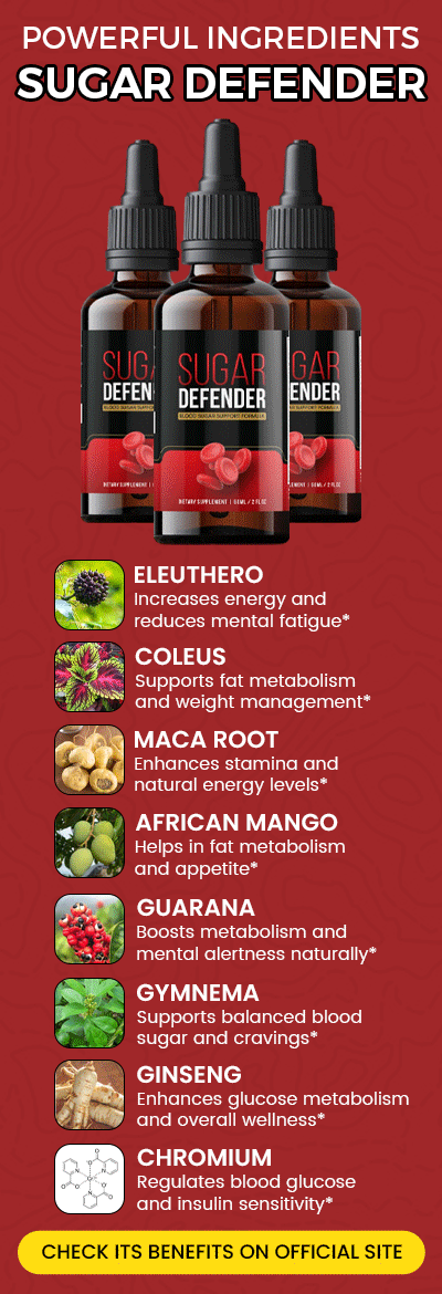 Sugar Defender Ingredients