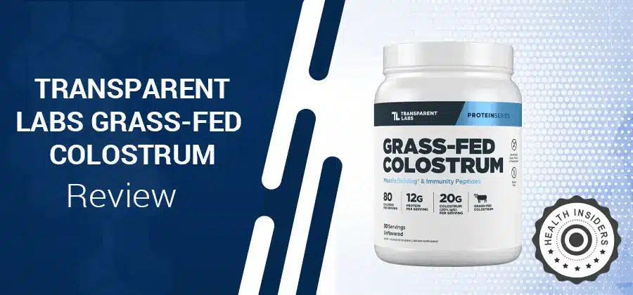 Transparent Labs Grass-Fed Colostrum