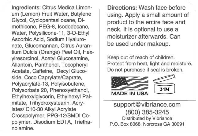 Vibriance Super C Serum Ingredients List