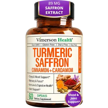 Vimerson Health Turmeric Cinnamon Saffron + Cardamom
