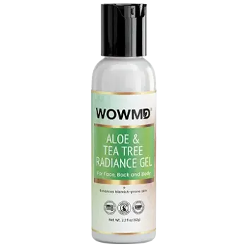 Gel radiante de aloe y árbol de té WOWMD