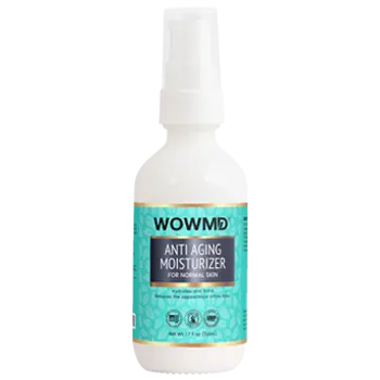 Crema hidratante antienvejecimiento WOWMD para piel normal