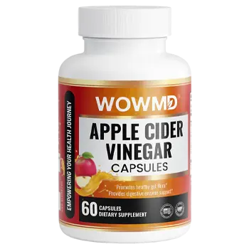 Cápsulas de vinagre de sidra de manzana WOWMD