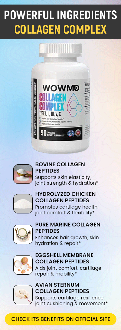 Wowmd colágeno complejo ingredientes