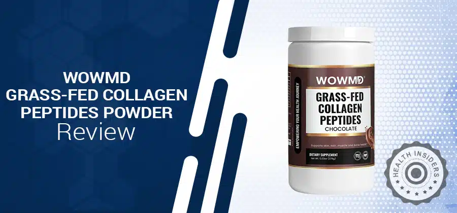 Poudre de peptides de collagène WOWMD nourri à l&#39;herbe