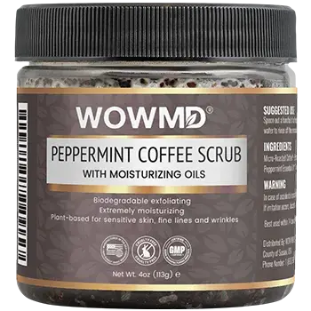 Exfoliante de café y menta WOWMD