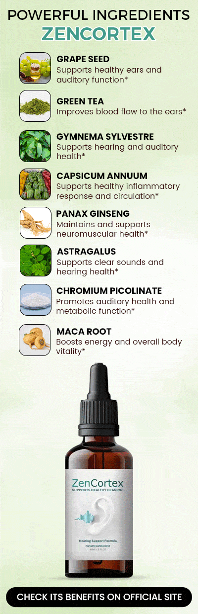 Ingredientes de ZenCortex